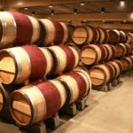 fine wines in barrels